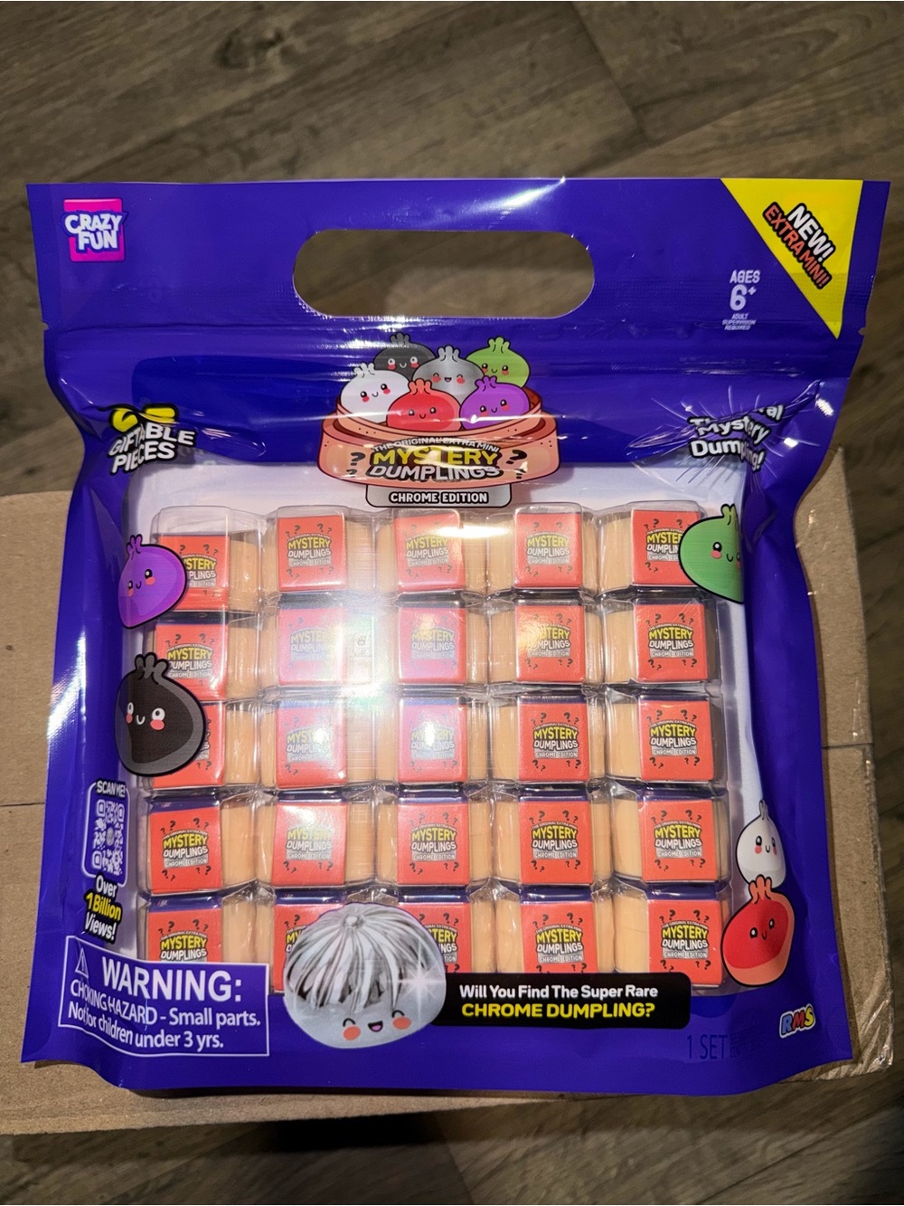 25 PACK!!!! RMS Mystery Dumplings - Chrome Edition.